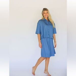 ByTess Liv Denim Skirt Short